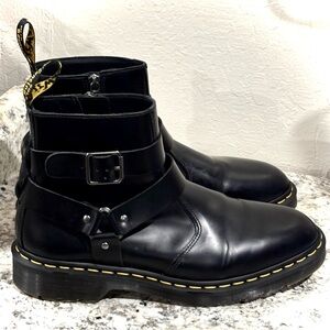 Dr. Martens Black Leather Men's Boots